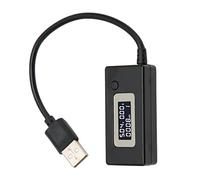 Naroote Testeur de Courant de Tension USB, Multimètre Compact pour des Tests Précis de qualité de Charge dans les Appareils 3-15V/0,05a-3,50a