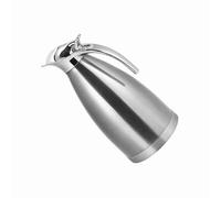 Naroote Théière à café en Acier Inoxydable 2 L ou 1,5 L, Pichet Isotherme à Double Paroi Isolée Sous Vide, Bouteille d'eau Chaude avec Rétention de Chaleur, Idéale pour les Boissons au café et au