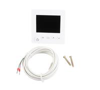 Naroote Thermostat Numérique, Thermostat d'ambiance, Thermostats Programmables avec écran Tactile LCD, Programmation 5+2 0-50°C, Idéal pour l'assemblage Mural des Systèmes de Chauffage (E-1)