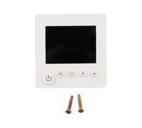 Naroote Thermostat Numérique, Thermostat d'ambiance, Thermostats Programmables avec écran Tactile LCD, Programmation 5+2 0-50°C, Idéal pour l'assemblage Mural des Systèmes de Chauffage (W-2)