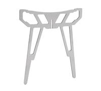 Naroote Trépied de Camping en Acier Inoxydable pour la Cuisson, Support de Barbecue Portable, Détachable, Pliable, Compact pour Le Camping en Plein Air, la Randonnée, Les Pique-niques