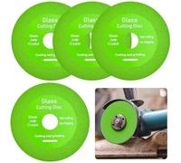 NAROSEBE Disque à Tronçonner Verre Disques Coupe Verres 100mm, Disque pour Couper le Verre Disques Diamant pour Céramique, Carrelage, Verres, Porcelaine, Meuleuse d'Angle