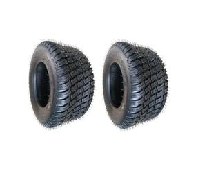 NARUBB WA.VE Lot de 2 pneus 15 x 6-6 pour tondeuse à gazon, tondeuse à gazon, tondeuse autoportée, débroussailleuse, 15 x 6.00-6, 15 x 6-6