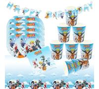 Naruto Shippuden Kit de décoration de fête 38 pièces pour fans et occasions