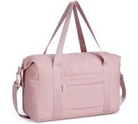 Narwey Ryanair Sacs de cabine sous le siège 40 x 30 x 20 cm - Sac d'hôpital léger pliable pour femme, sac de voyage pour essentiels, 20 l, rose, 40x20x19cm (20L)