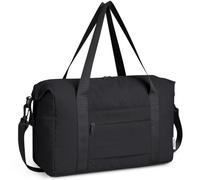 Narwey Ryanair Sacs de cabine sous le siège 40 x 30 x 20 cm - Sac d'hôpital léger pliable pour femme, sac de voyage pour essentiels, 20 l, Noir , 40x25x19cm (20L)