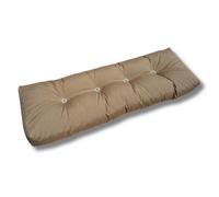 Natalia Spzoo Coussin pour palette, coussin de dossier 120 x 40 cm, BEIGE