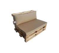Natalia Spzoo Coussins pour Canapé Palette avec fermeture éclair beige