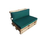 Coussins pour Canapé Palette 120x60 cm avec fermeture éclair verte