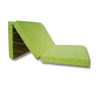 Natalia Spzoo Matelas d'appoint Pliant 198 x 80 x 10 cm - Choix des Couleurs (Vert Pomme 1229)