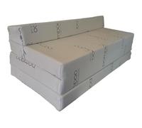 Natalia Spzoo Matelas pliable fauteuil futon chauffeuse 200x120x10 cm, La housse est lavable en machine