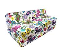 Natalia Spzoo Matelas Pliant Sofa pour Adultes et Enfants, Choix des Couleurs 200 cm de Long (Garden)