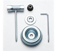 NATEFEMIN Kit de maintenance adaptateur lame 4130-713-1600 remplacement avec boîtier adaptateur en métal et accessoires de montage pour Stihl FS55 FS56 FS80 FS85