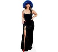 Nathy Peluso (Black Dress) Silhouette en Carton Taille Mini