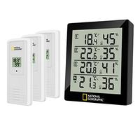 National Geographic 9070200 Thermometer And Hygrometer Noir