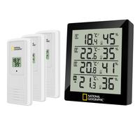 National Geographic 9070200 Thermometer And Hygrometer Noir