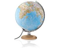 Globe classique en argent National Geographic