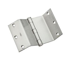 National Hardware N236-021 248 Charnière pivotante transparente, 8,9 cm, chrome satiné
