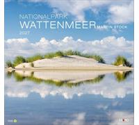 Nationalpark Wattenmeer Edition Kalender 2027 - Martin Stock: Großer Foto-Wandkalender. Landschaften-Kalender 2027 mit atemberaubenden Fotos vom Wattenmeer. 48 x 46 cm Querformat.