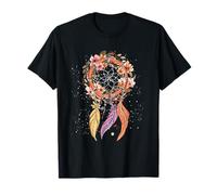 Natives d'Amérique Fier Indien Fleurs Sakura Attrape-Rêves T-Shirt