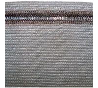 Natte Brise-Vue Anthracite, 10 x 1 m, 200 g/m², Polyéthylène Tissé, Traité Anti-UV