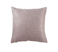 NATTE coussin effet natté 45 x 45cm fermeture à glissière coloris GLYCINE