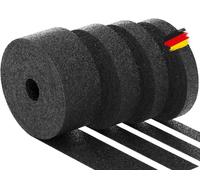 Natte de protection antidérapante - Rouleau 20 m - 50 mm - 3 mm - Caoutchouc recyclé - Pour terrasse et balcon