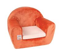 Nattou Fauteuil Avec Raton Laveur Bob pour Enfants de 1,5 à 3 Ans, 48 x 37 x 40 cm, Jim Et Bob, Orange