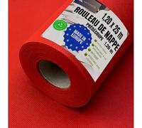 NATUARTE, Rouleau Nappe Rouge, 1.18 m x 25 m, Nappe Jetable,Tissu Non Tissé Aspect et Toucher Semblables à Ceux d'un Tissu - Célébrations Anniversaires, Couleur Rouge 1,18x25m