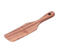Natudeco Crêpes en Bois Pelle Résistance à l'usure Cuisine Flipper Spatules Résistance à la Chaleur Omelette Spatule Spatule en Bois Turner Cuisson Ustensiles de Cuisine(Petit)