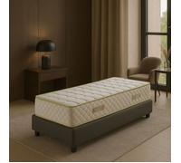 Natura Bamboo Matelas 90x190 Densité 35 Kg/m3 - Hauteur 21 Cm - Soutien Ferme - Orthopédique Nuits d'Or G