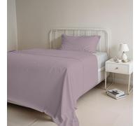 Natural Color ensemble de draps de lit, Rose/Gris clair, Small double