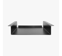 Natural Goods Berlin 1x compartiment de la table LADE, tiroir, organisateur de bureau, boîte de rangement, base plate en métal pour le bureau, la cuisine et la salle de bain (Noir, 300 x 300mm)