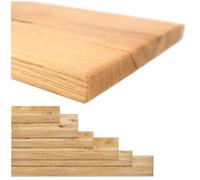 Natural Goods Berlin 1x étagère CHÊNE, Panneau d'étagère Murale, Bois de chêne Massif, Appui de fenêtre, étagère à insérer (130cm de Largeur, 30 cm de Profondeur)