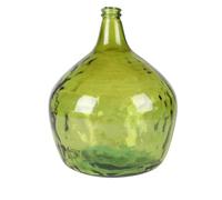 NATURAL LIVING Vase Dame Jeanne 16L Emeraude en Verre Recycle D29CM X H42CM