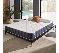 NATURALEX - Ideal-Visco - Matelas 180x200-26 cm | Soutien Mousse à mémoire de Forme - Accueil Blue Latex - Confort Mi-Ferme - Respirant - 7 Zones - Réversible