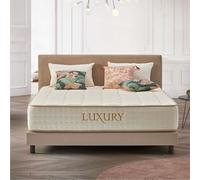 NATURALEX - Matelas Ressorts Ensachés 160x200 cm - Épais 30 cm - Luxury - Hybride - Mousse HR Premium - Blue Latex - Soutien Mi-Ferme - Couchage Indépendant - Respirant - 7 Zones - Fabriqué en Europe