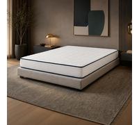 NATURALEX - Matelas 140x190 Mémoire de Forme - Épaisseur 21 cm | Confort Mi-Ferme - Accueil Blue Latex 7 Zones - Mousse HR - Soutien Optimal - Idéal Ados/Enfants - Fabriqué en Europe