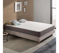 NATURALEX - Matelas ExtraFresh 150x200-26 cm - Soutien Mousse à mémoire de Forme Mi-Ferme - Accueil Blue Latex - Très Respirant - 7 Zones - Réversible été/Hiver - Haute Densité - Fabriqué en Europe