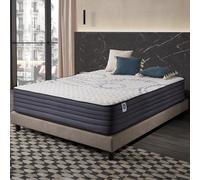 NATURALEX - Matelas PerfectSleep 120x190 cm - 30 cm - Soutien Mousse à mémoire de Forme - Accueil Blue Latex - Confort Ferme - Respirant - 7 Zones - Réversible - Haute Densité - Fabriqué en Europe