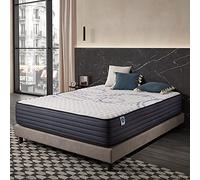 NATURALEX - Matelas PerfectSleep 135x200 cm - 30 cm - Soutien Mousse à mémoire de Forme - Accueil Blue Latex - Confort Ferme - Respirant - 7 Zones - Réversible - Haute Densité - Fabriqué en Europe
