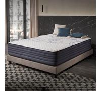 NATURALEX - Matelas PerfectSleep 150x190 cm - 30 cm - Soutien Mousse à mémoire de Forme - Accueil Blue Latex - Confort Ferme - Respirant - 7 Zones - Réversible - Haute Densité - Fabriqué en Europe