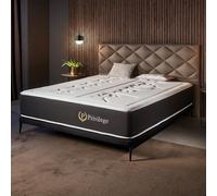 NATURALEX Matelas Hybride 140x190 - Épais 30 cm - Ressorts Ensachés + Blue Latex 7 Zones - Confort Mi-Ferme - 12 Couches Premium - Réversible - Indépendance Maximale - Fabrication UE - Privilege