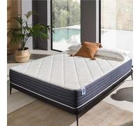 NATURALEX - RoyalVisco - Matelas 160x200 - Épais 30 cm | Soutien Mousse à mémoire de Forme - Accueil Blue Latex - Confort Ferme - Respirant - 7 Zones - Réversible - Hypoallergénique