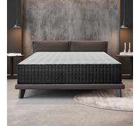 NATURALEX - Matelas Titanium 140x200-30 cm - Hybride - Noyau Mousse + Ressorts Ensachés Indépendants - Accueil Blue Latex - Soutien Mi-Ferme - Couchage Indépendant - Réversible - Fabriqué en Europe