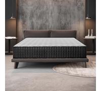 NATURALEX - Matelas Titanium 70x190-26 cm - Accueil Mousse mémoire de Forme + Blue Latex - Soutien Mi-Ferme - Respirant - 7 Zones - Réversible - Couchage indépendant - Fabriqué en Europe