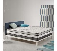 NATURALEX - Trilux - Matelas 140x200 Noyau Hybride - 26 cm | Ressorts Ensachés + Accueil Mousse à mémoire de Forme - Couchage Indépendant - Ventilation Optimale - Réversible