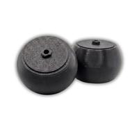 Naturalspring® Roue de rechange avant avec roulement à billes pour tondeuse à gazon robot Bosch Indego 300 350 400 500 700 Durable Pack de 2