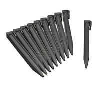 NATURE 10x Chevilles d'ancrage de Jardin Gris Bord Pelouse Bordure Extérieur