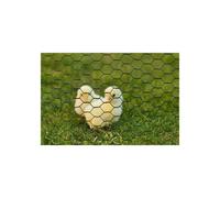 Grillage hexagonal galvanisé - NATURE - 0,5 x 3 m - Ep.13 mm - Vert